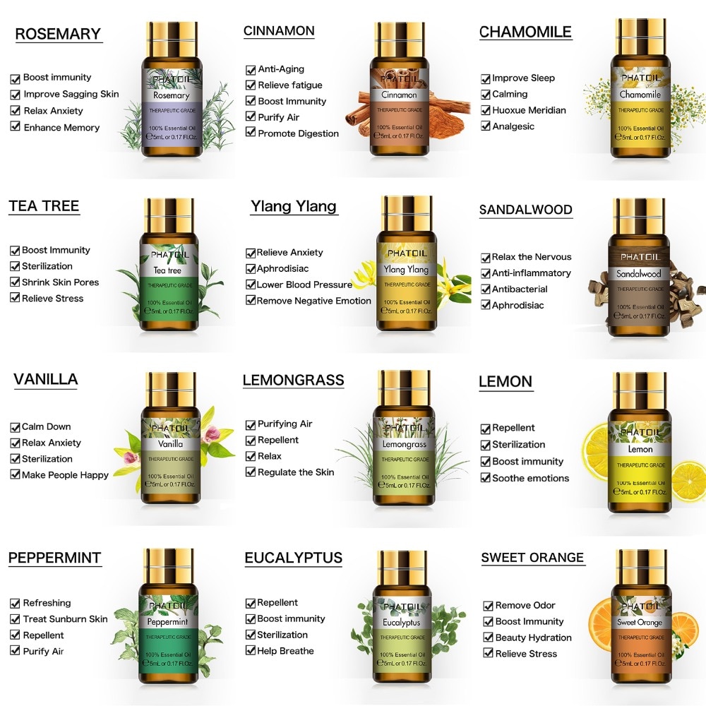 Pure Essential Oils 15 pcs Set